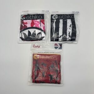NEW Lot of 3 Ethika XL Boxer Briefs